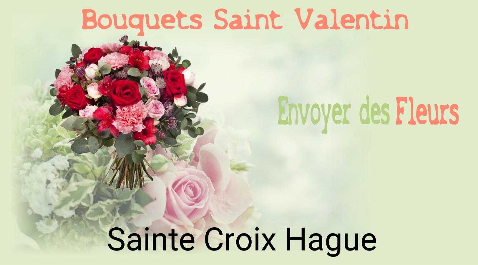 Roses de Saint-Valentin livrées à Sainte-Croix-Hague